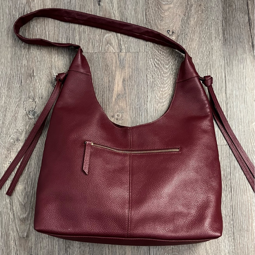 Laggo Bella Hobo Bag Burgandy - Picture 4 of 8